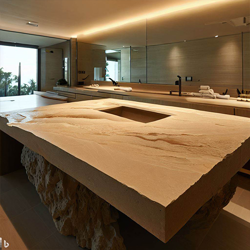 Cocina con encimeras de cuarzo